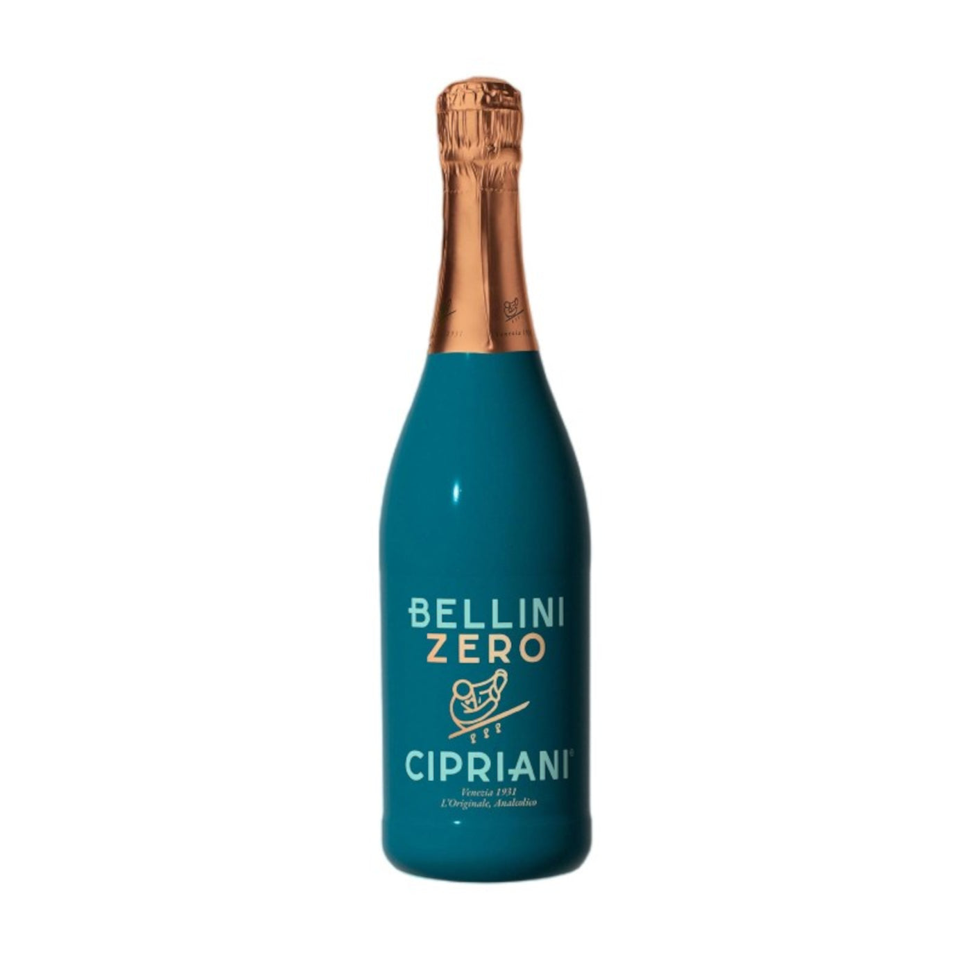 Bellini Zero Cipriani auf weißem Hintergrund