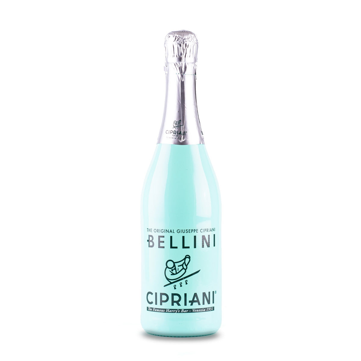 The Original Bellini Cipriani auf weißem Hintergrund
