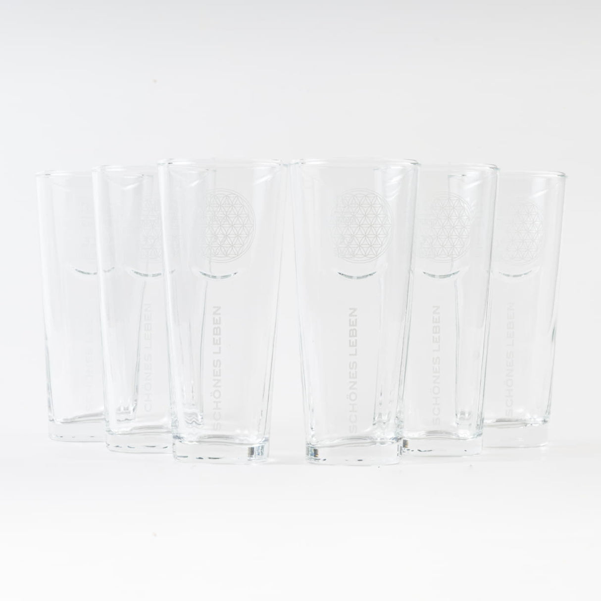 Schönes Leben - 6er Set Wasserglas 0,2L