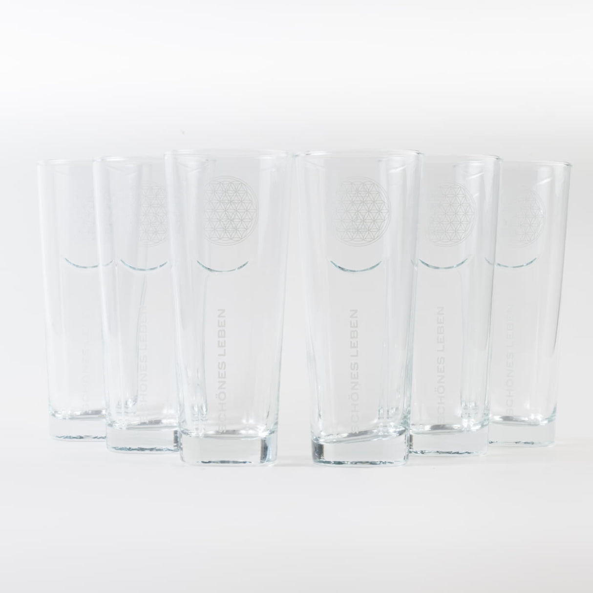 Schönes Leben - 6er Set Wasserglas 0,4L