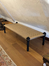 Daybed mit Jutegeflecht