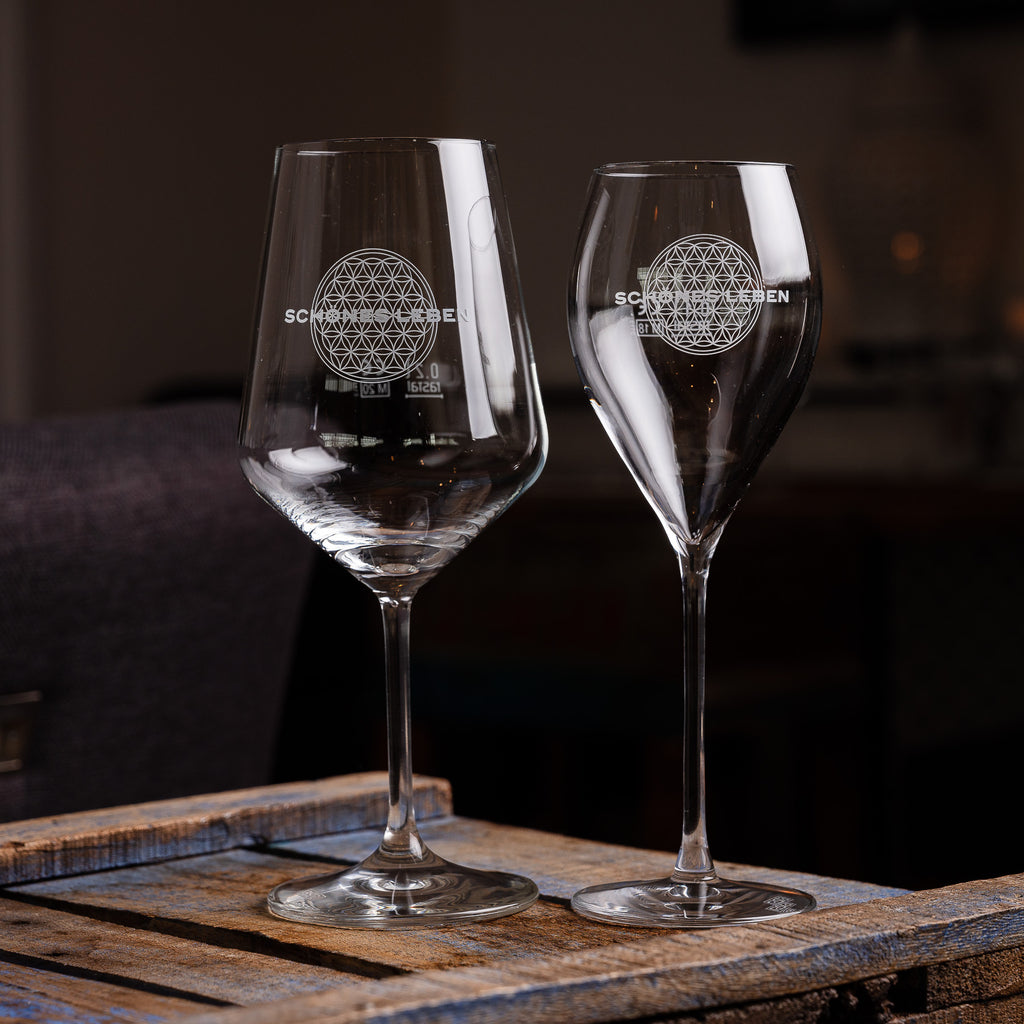 Schönes Leben - 6er Set Weingläser