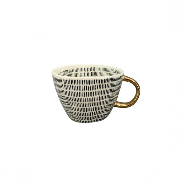 Tasse NoirBlanc mit Strichen