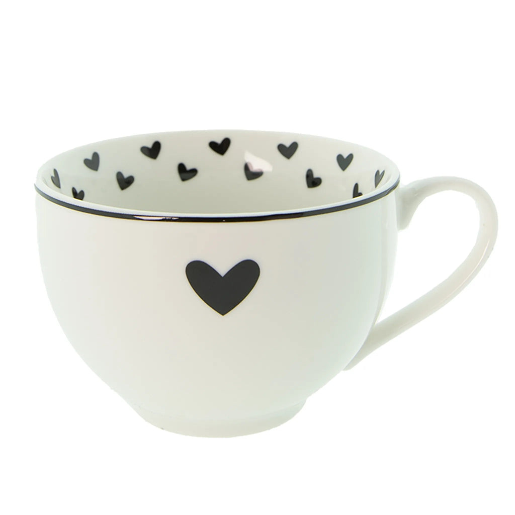 Tasse mit Untertasse weiß