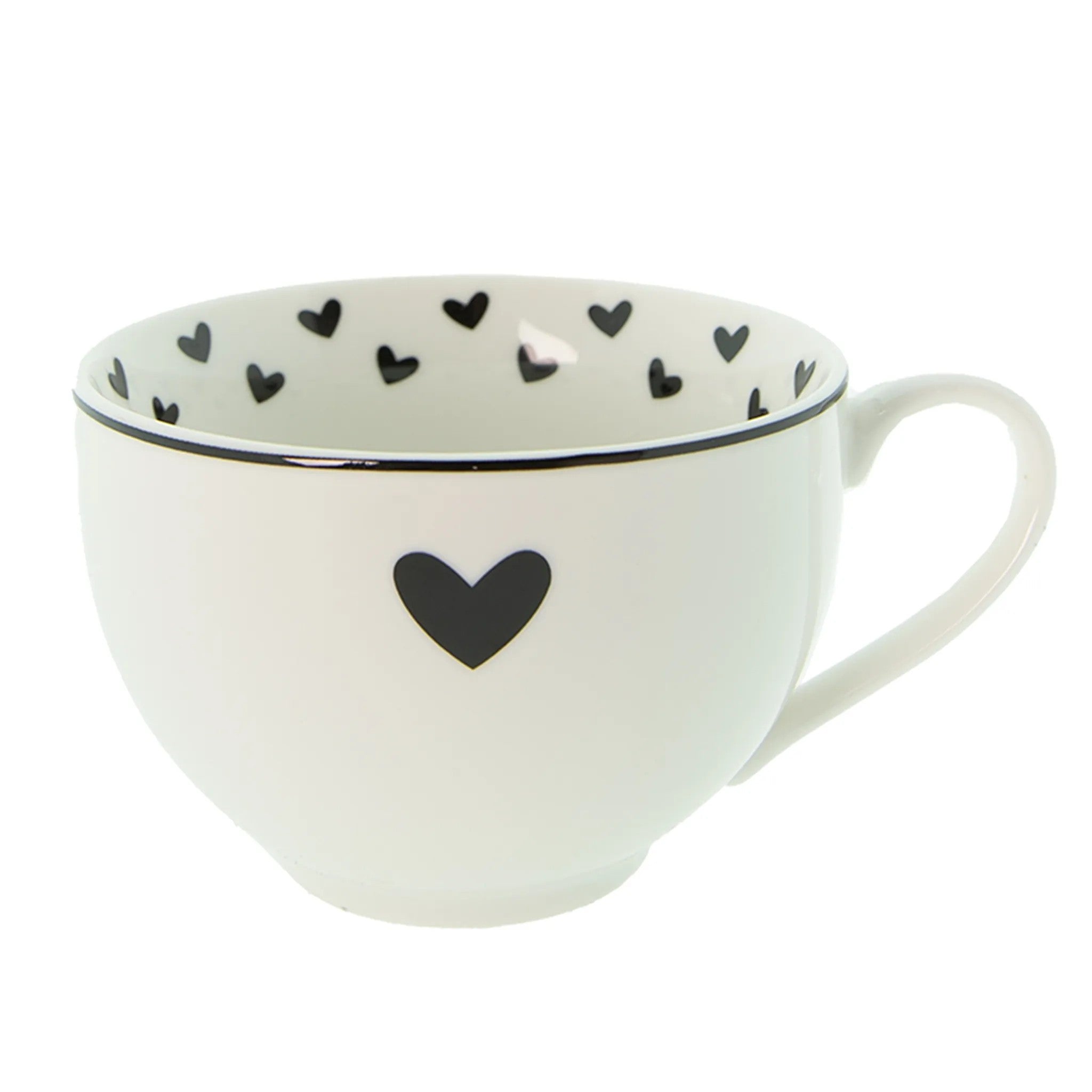 Tasse mit Untertasse weiß