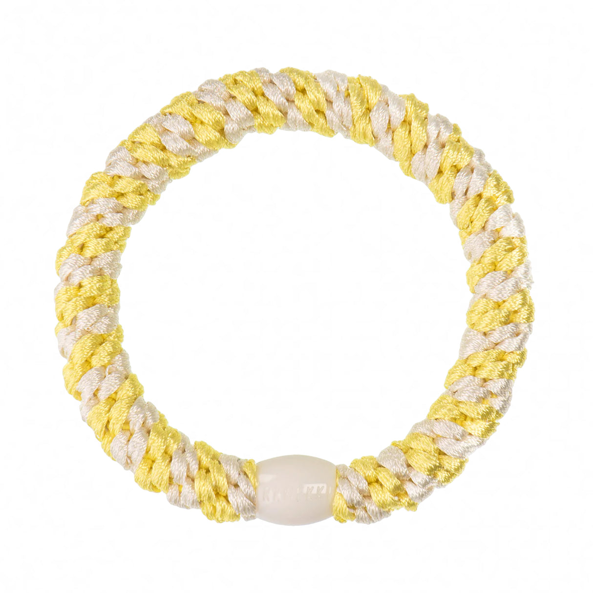 KKNEKKI Haargummi Lemon Ivory Stripe