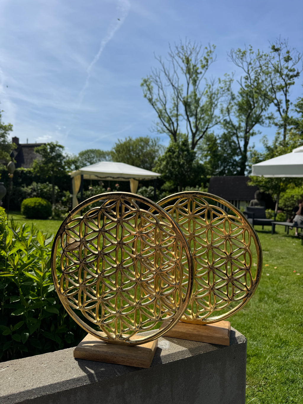 Lebensblume Gold - Schönes Leben