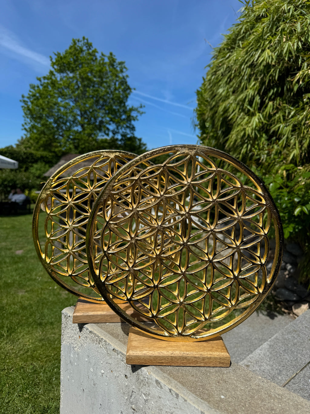 Lebensblume Gold - Schönes Leben