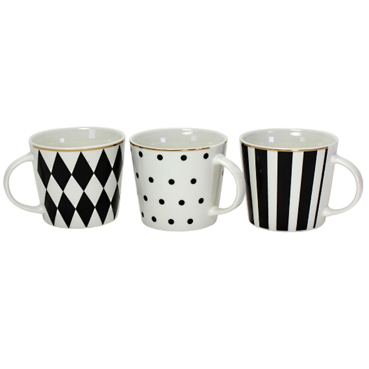Kaffeebecher im Schwarz Weiß Design