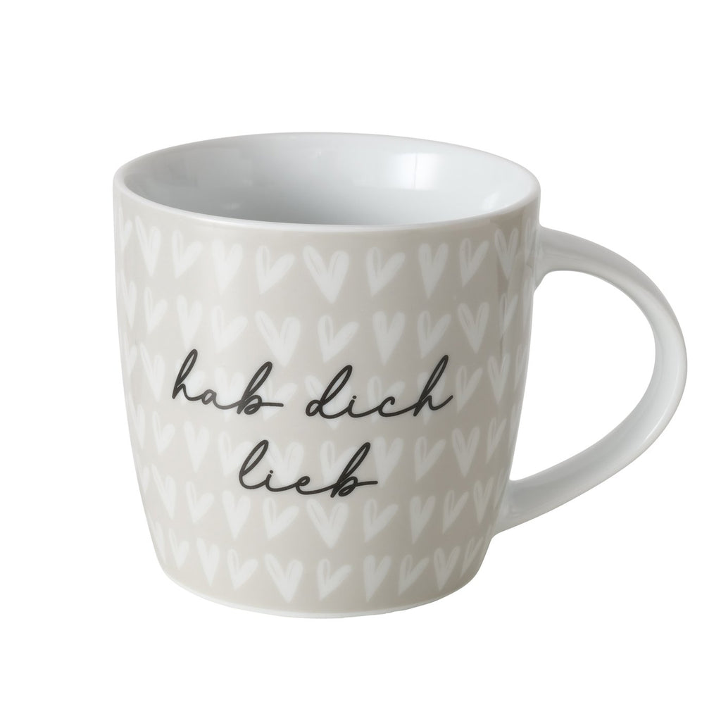 Becher "Hab dich lieb"