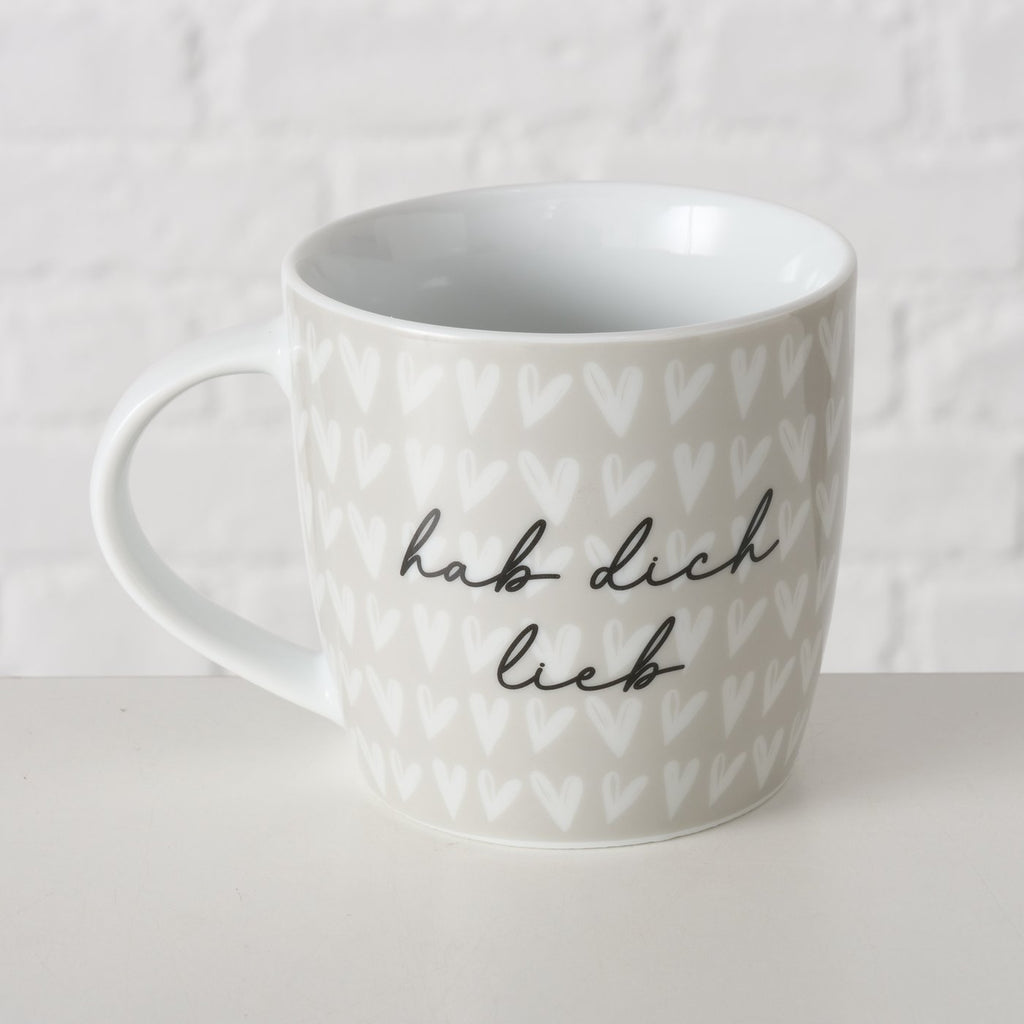 Becher "Hab dich lieb"