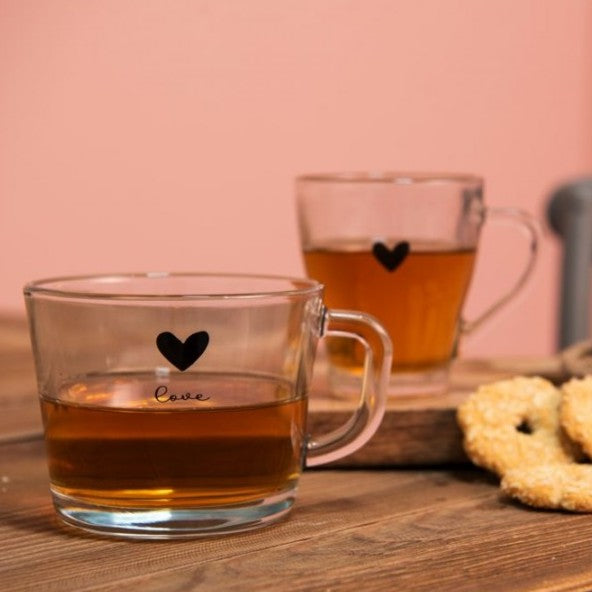 Teetasse mit Herz